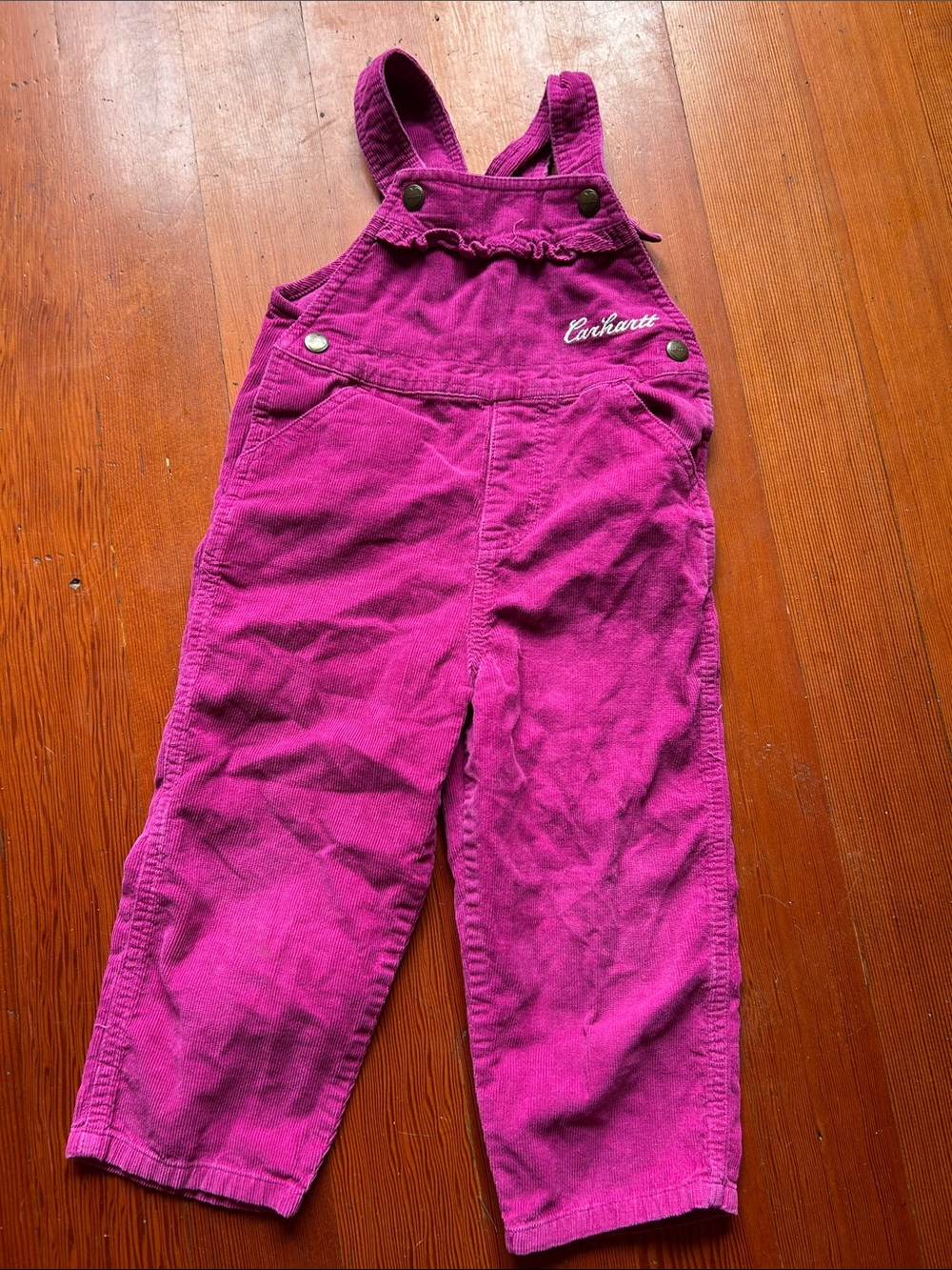 Carhartt Kids Overalls Pink, 100% cotton 3T